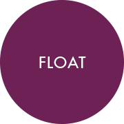 Float mit mittlerem Bodenring
