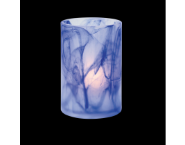 Dark Blue Glass Cylind...  HW44017DB