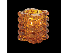 Amber Glass Votive  HW5151A
