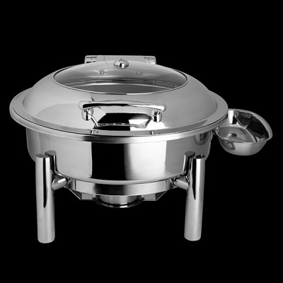 Round Chafing Dish Stand
<h5><em>*includes stainless steel food pan</em></h5>