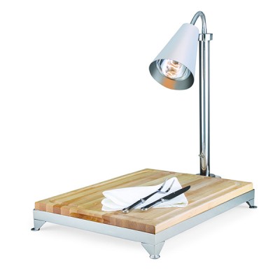 Carving Board Wood With Frame And Heat Lamp
