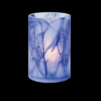 Dark Blue Glass Cylinder