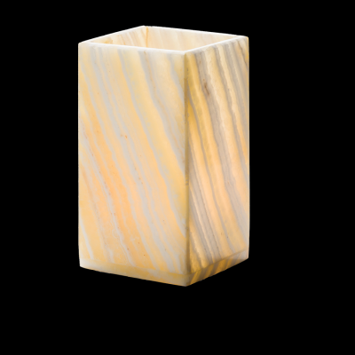 Medium Solid Alabaster Lamp